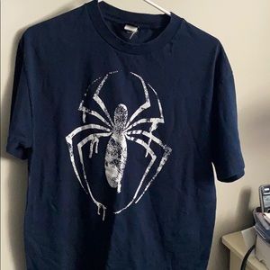 Amazing spider-man tshirt blue symbol